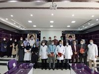 تقدیر و تشکر اعضای باشگاه فرهنگی ورزشی بزرگمهر قاینی از مدافعان سلامت